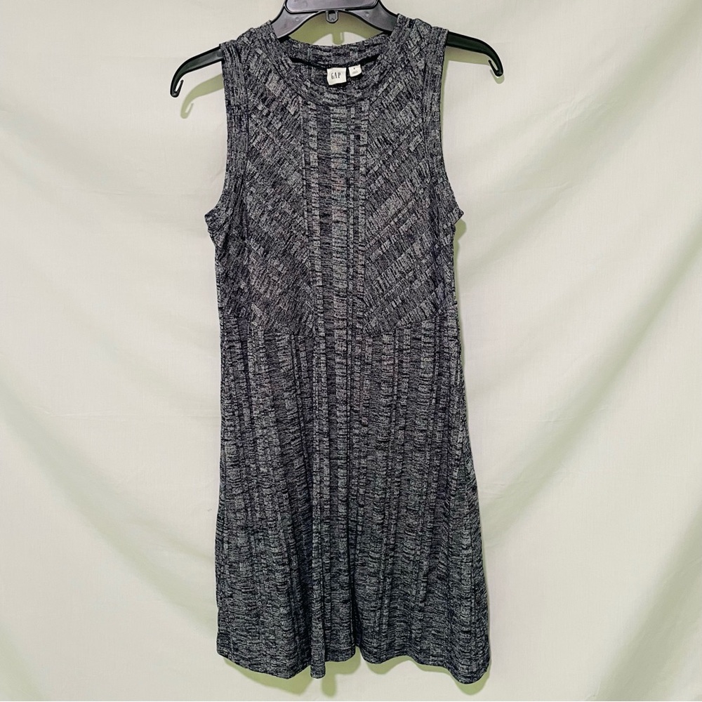 GAP Women’s Navy and White Sleeveless Dress Size Small